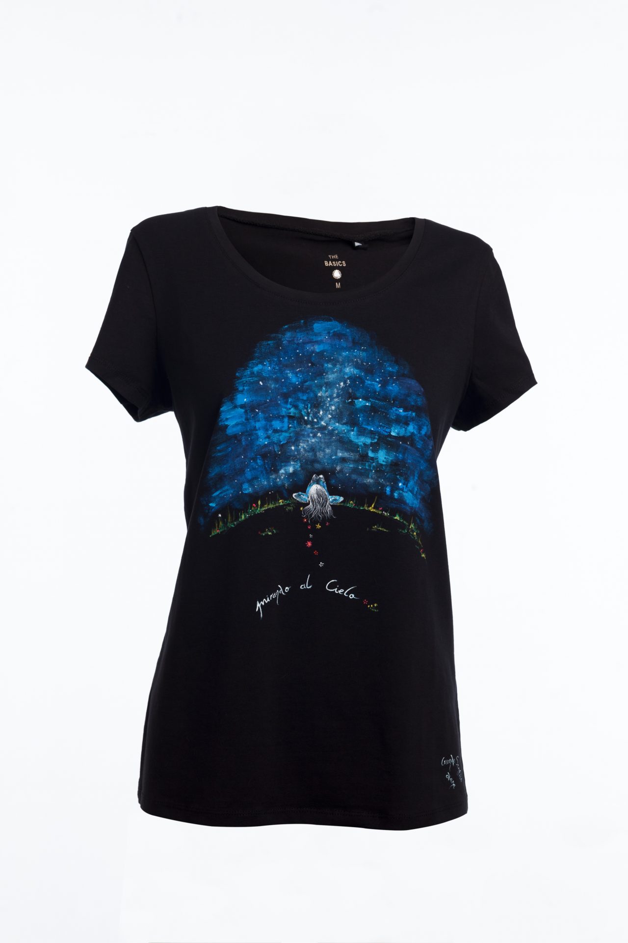CAMISETA MIRANDO AL CIELO-manga corta
