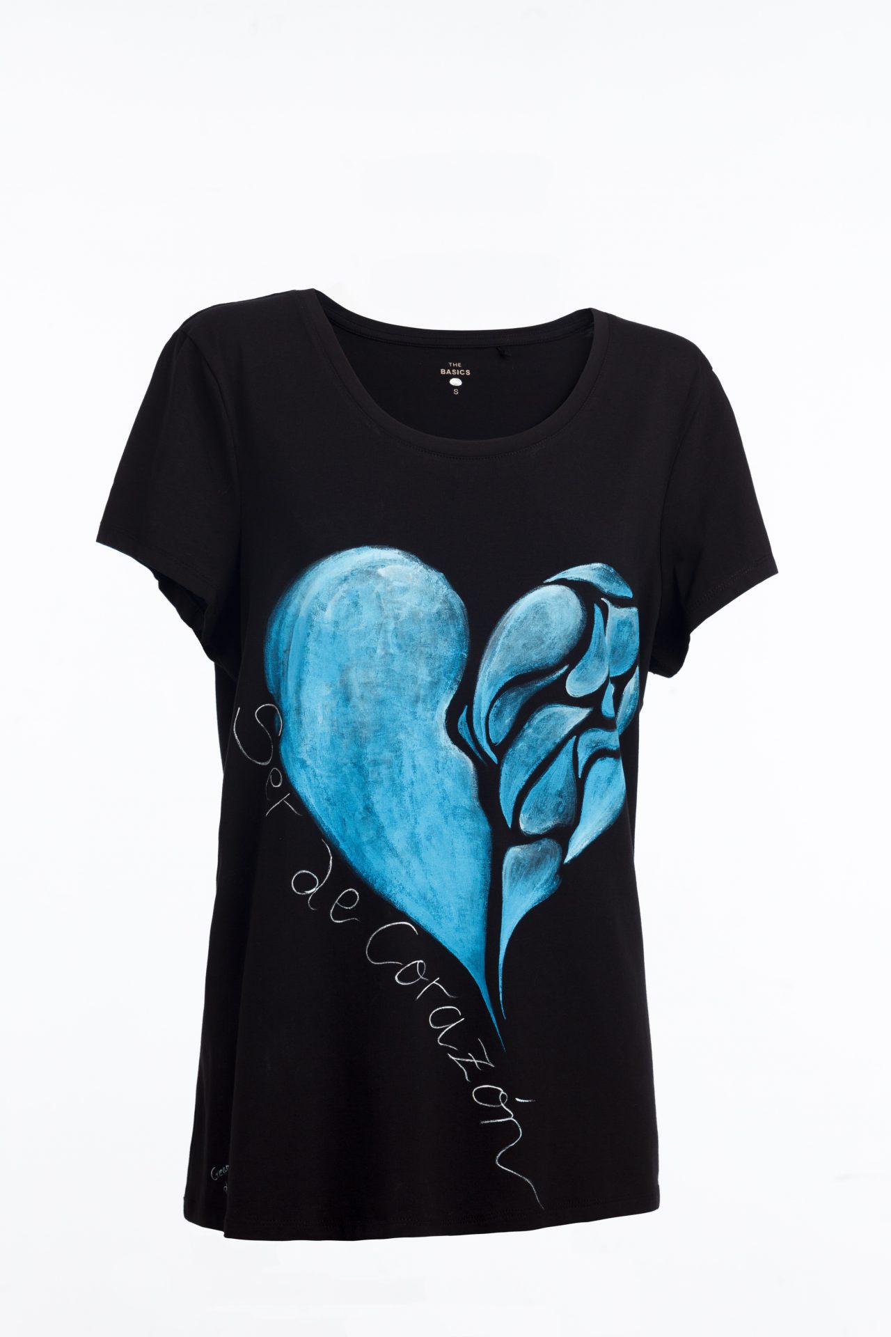 CAMISETA SER DE CORAZON-manga corta