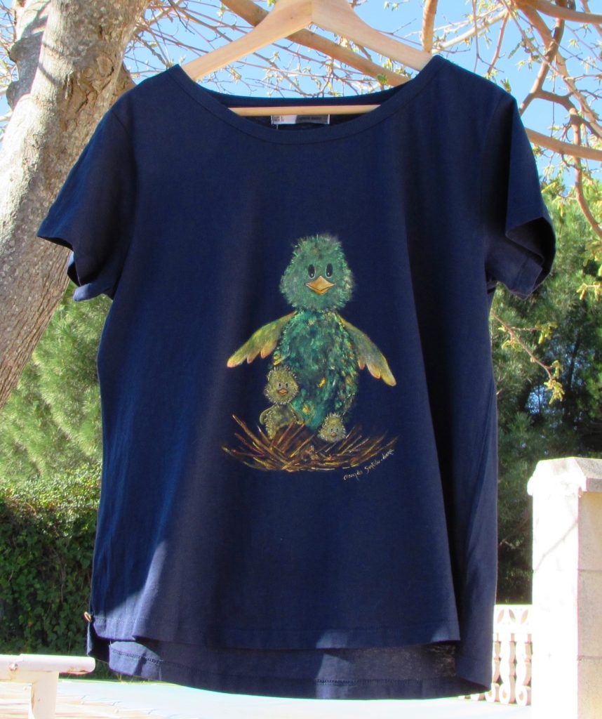 Camiseta pollitos