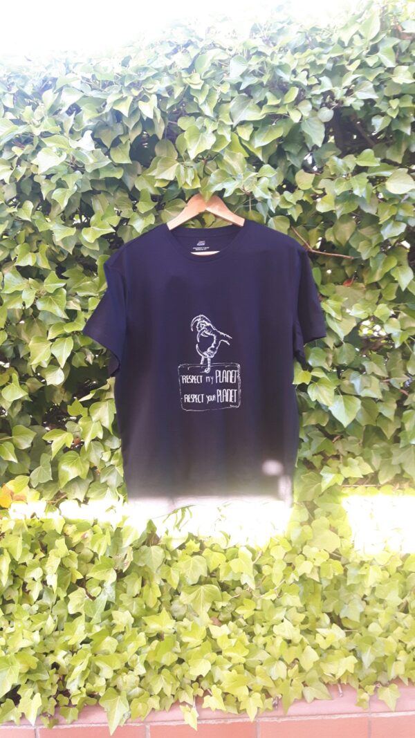 CAMISETA RESPECT MY PLANET-manga corta