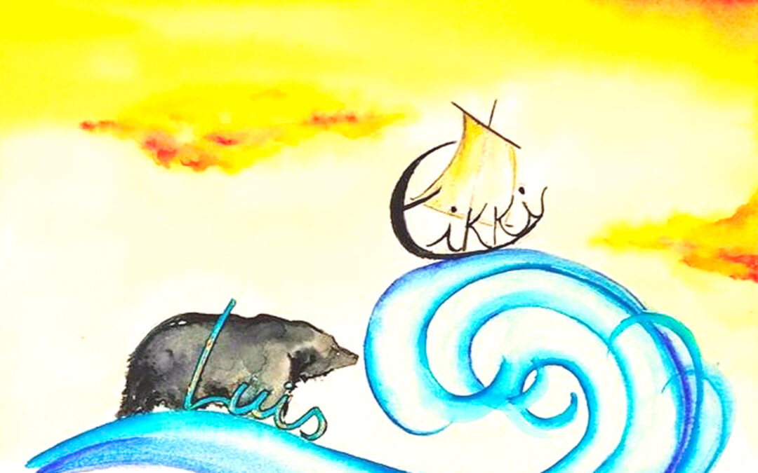 ILUSTRACIONES PARA EL NACIMIENTO-Luis Eikki y el  poder del oso