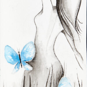 ILUSTRACIÓN "BAILANDO CON MARIPOSAS"