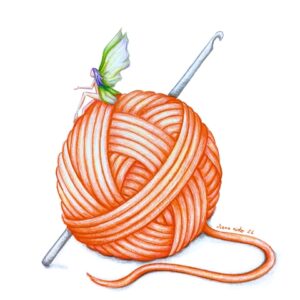 ILUSTRACIÓN Hada en el ovillo